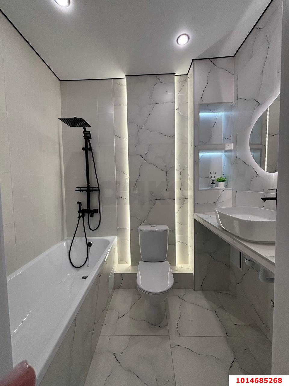 Фото №8: 2-комнатная квартира 42 м² - Краснодар, Прикубанский внутригородской округ, Музыкальный, ЖК Территория Счастья, Завод Радиоизмерительных Приборов, имени Петра Метальникова, мкр. жилой комплекс Территория счастья, ул. Евгении Жигуленко, 3