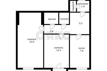Фото №1: 2-комнатная квартира 58 м² - Краснодар, мкр. Центральный, ул. имени Пушкина, 29