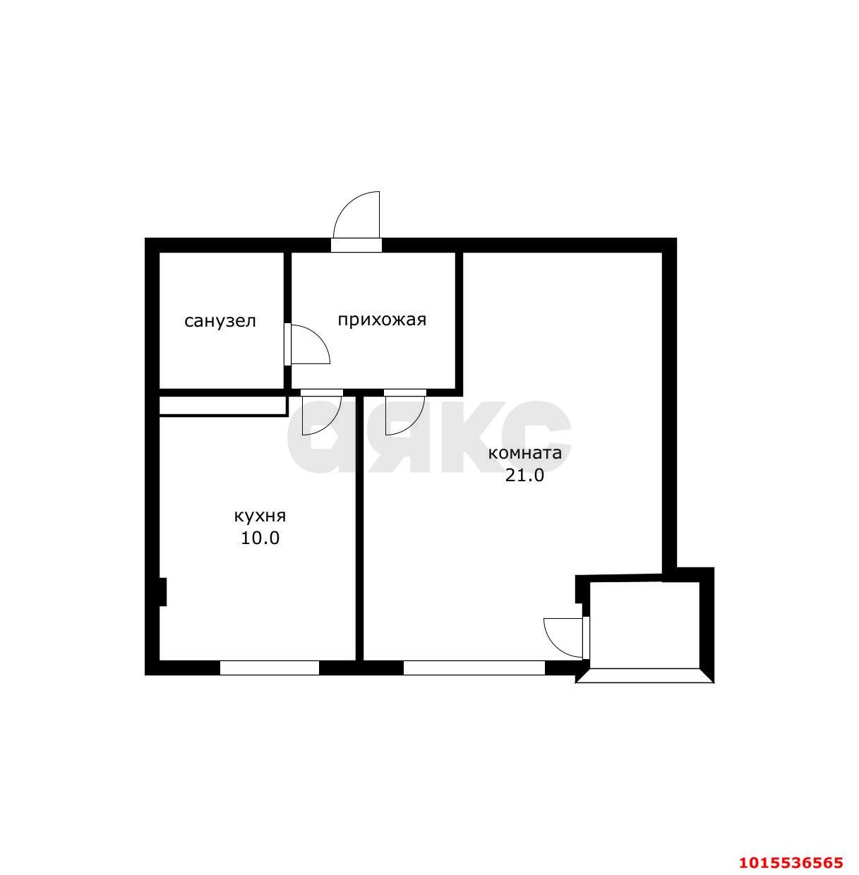 Фото №19: 1-комнатная квартира 40 м² - Краснодар, Прикубанский внутригородской округ, мкр. жилой комплекс Европа-Сити, ул. Византийская, 7