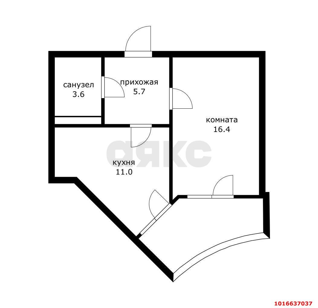 Фото №18: 1-комнатная квартира 38 м² - Краснодар, ул. Восточно-Кругликовская, 32