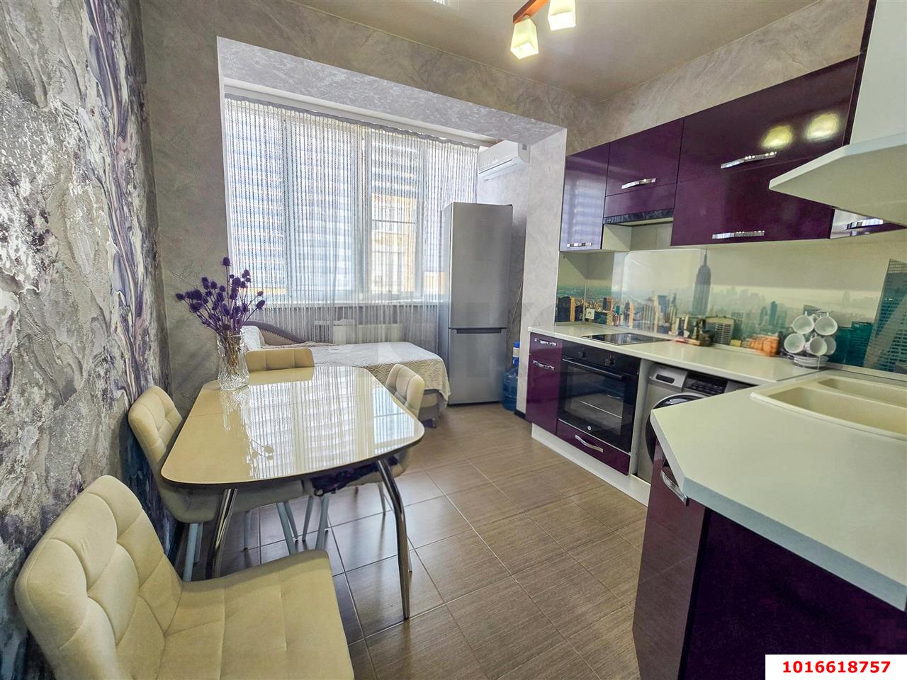 Фото №3: 1-комнатная квартира 34 м² - Краснодар, Прикубанский внутригородской округ, Завод Радиоизмерительных Приборов, мкр. Музыкальный, ул. имени С.В. Рахманинова, 33