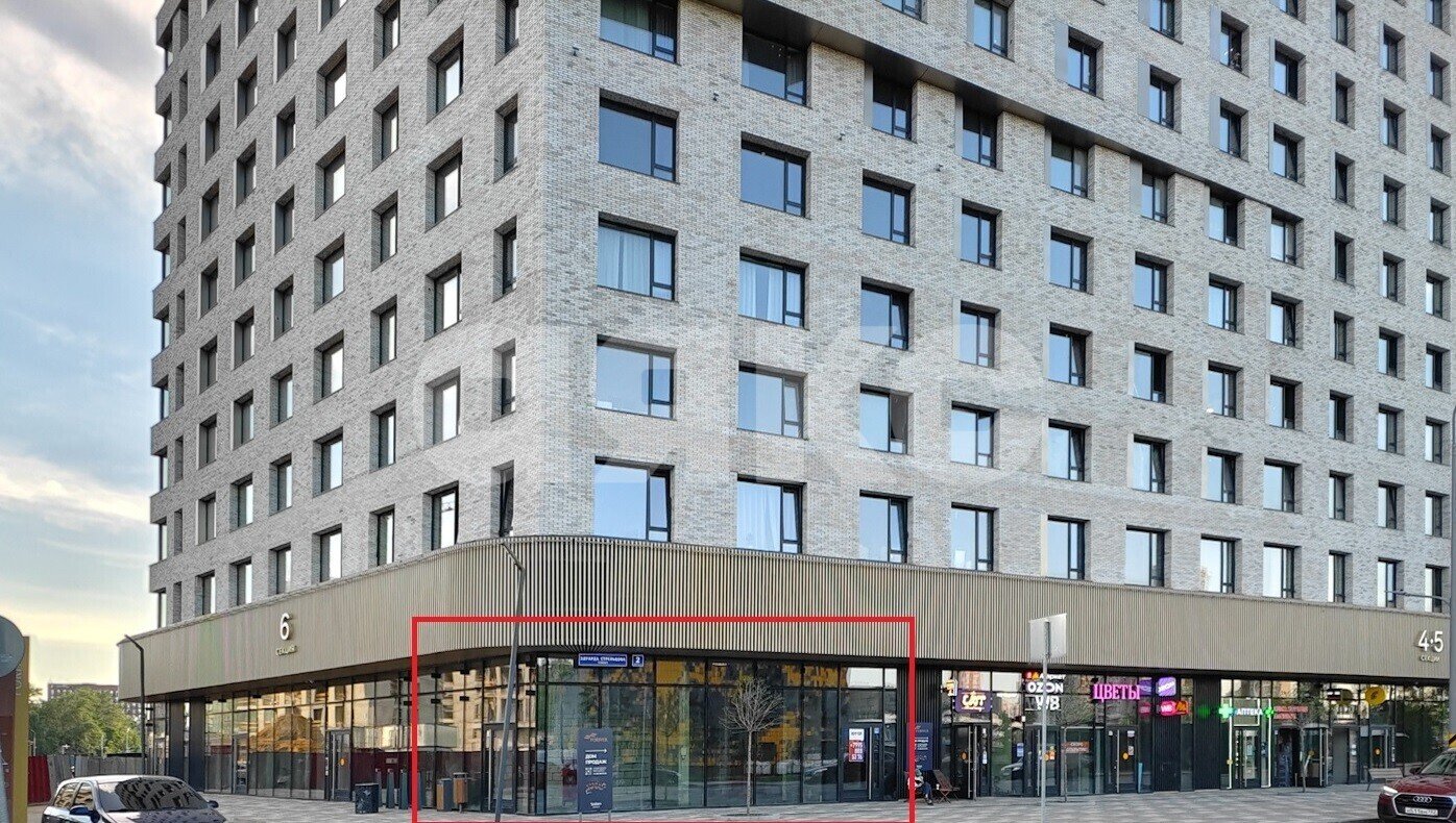 Фото №2: Коммерция <span class="whitespace-nowrap">98 м²</span>, <span class="whitespace-nowrap">1/19 эт.</span> - Москва, ул. Эдуарда Стрельцова, 2к2
