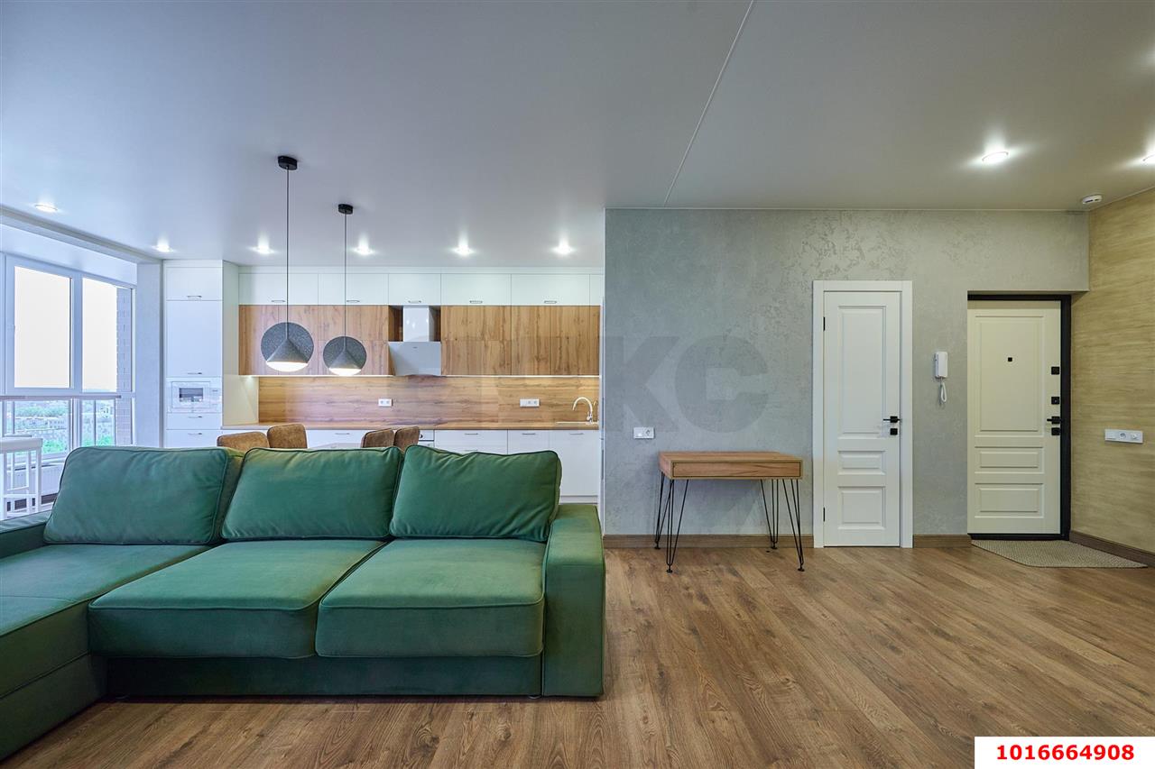 Фото №2: 3-комнатная квартира 106 м² - Краснодар, Прикубанский внутригородской округ, Фестивальный, мкр. жилой комплекс На высоте, ул. Каляева, 263/4к2