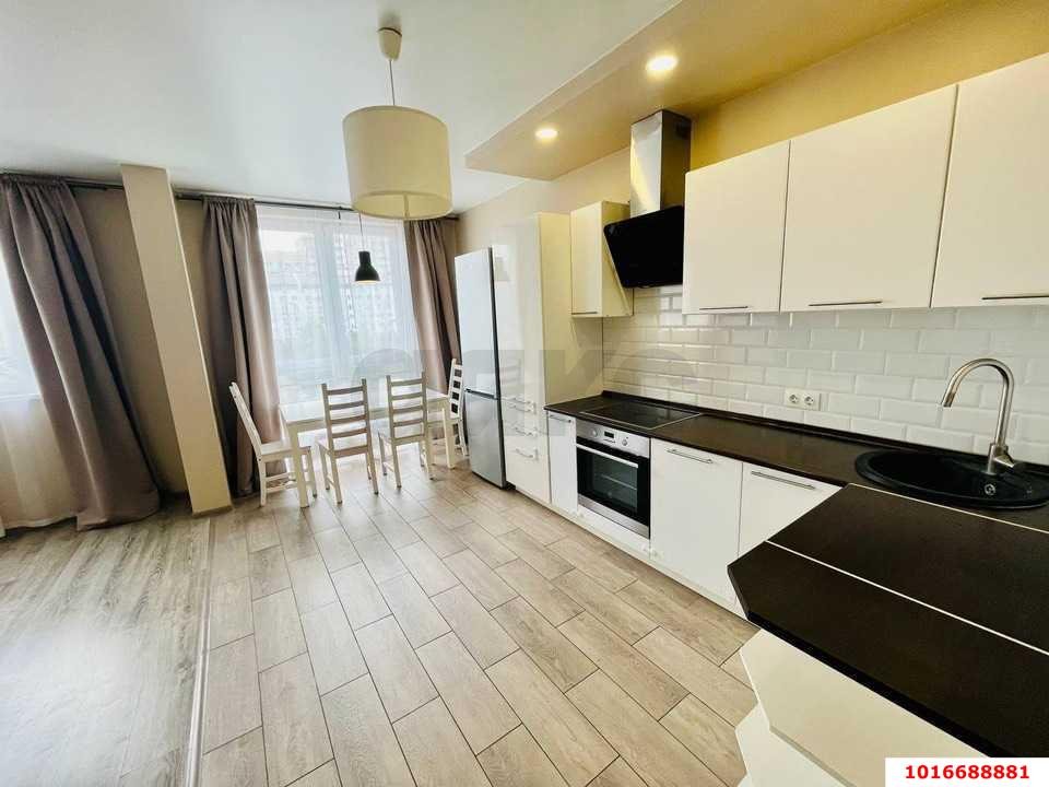 Фото №2: 1-комнатная квартира 43 м² - Краснодар, Солнечный, Прикубанский внутригородской округ, мкр. Фестивальный, ул. имени Симиренко, 43