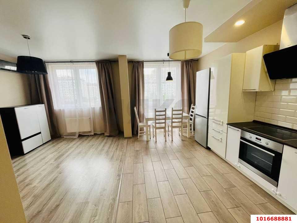 Фото №3: 1-комнатная квартира 43 м² - Краснодар, Солнечный, Прикубанский внутригородской округ, мкр. Фестивальный, ул. имени Симиренко, 43