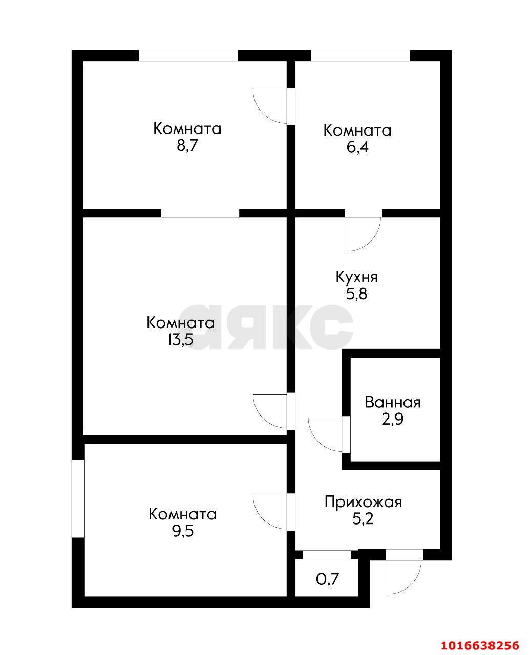 Фото №11: 3-комнатная квартира 60 м² - Краснодар, Прикубанский внутригородской округ, мкр. Фестивальный, ул. Гагарина, 132