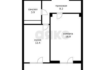 Фото №4: 1-комнатная квартира 43 м² - Краснодар, мкр. жилой комплекс Элегант, ул. Старокубанская, 139