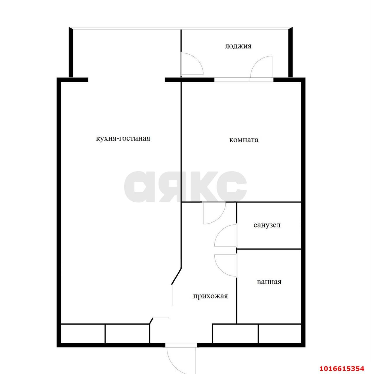 Фото №17: 1-комнатная квартира 42 м² - Краснодар, Прикубанский внутригородской округ, 2-я Площадка, мкр. жилой комплекс Кремлёвские Ворота, ул. Кореновская, 2к4