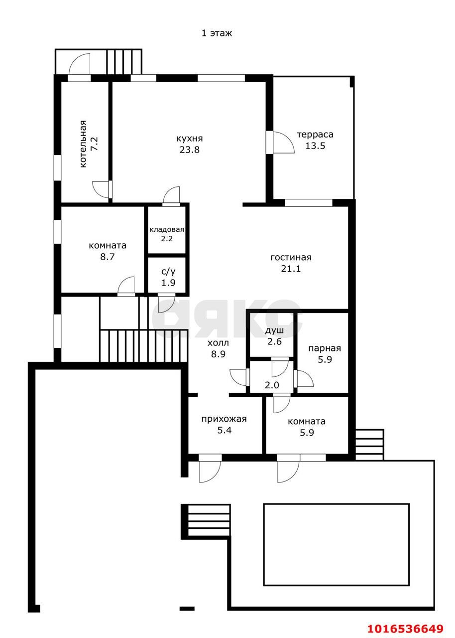 Фото №7: Дом 222 м² + 3.5 сот. - Краснодар, Прикубанский внутригородской округ, мкр. 9-й километр, ул. Нестерова, 45