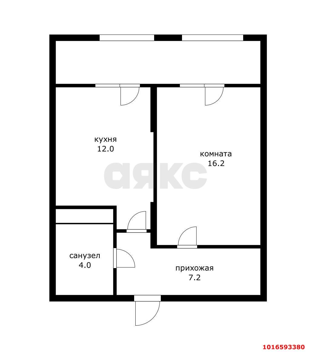 Фото №9: 1-комнатная квартира 43 м² - Знаменский, Карасунский внутригородской округ, мкр. Родные Просторы, ул. Природная, 10Бк7