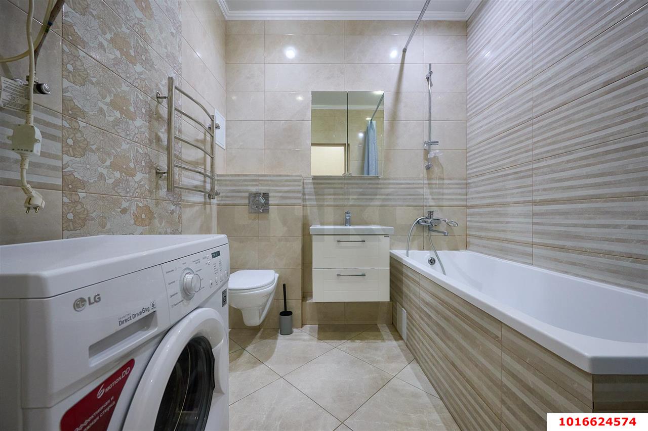 Фото №12: 1-комнатная квартира 47 м² - Краснодар, ЖК Димитрова, Центральный внутригородской округ, Дубинка, мкр. жилой комплекс Димитрова, ул. Димитрова, 3/1