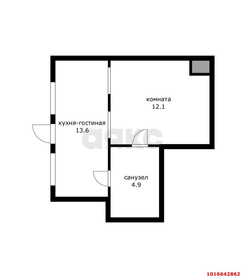 Фото №20: 1-комнатная квартира 30 м² - Краснодар, Центральный внутригородской округ, мкр. Центральный, ул. Янковского, 88