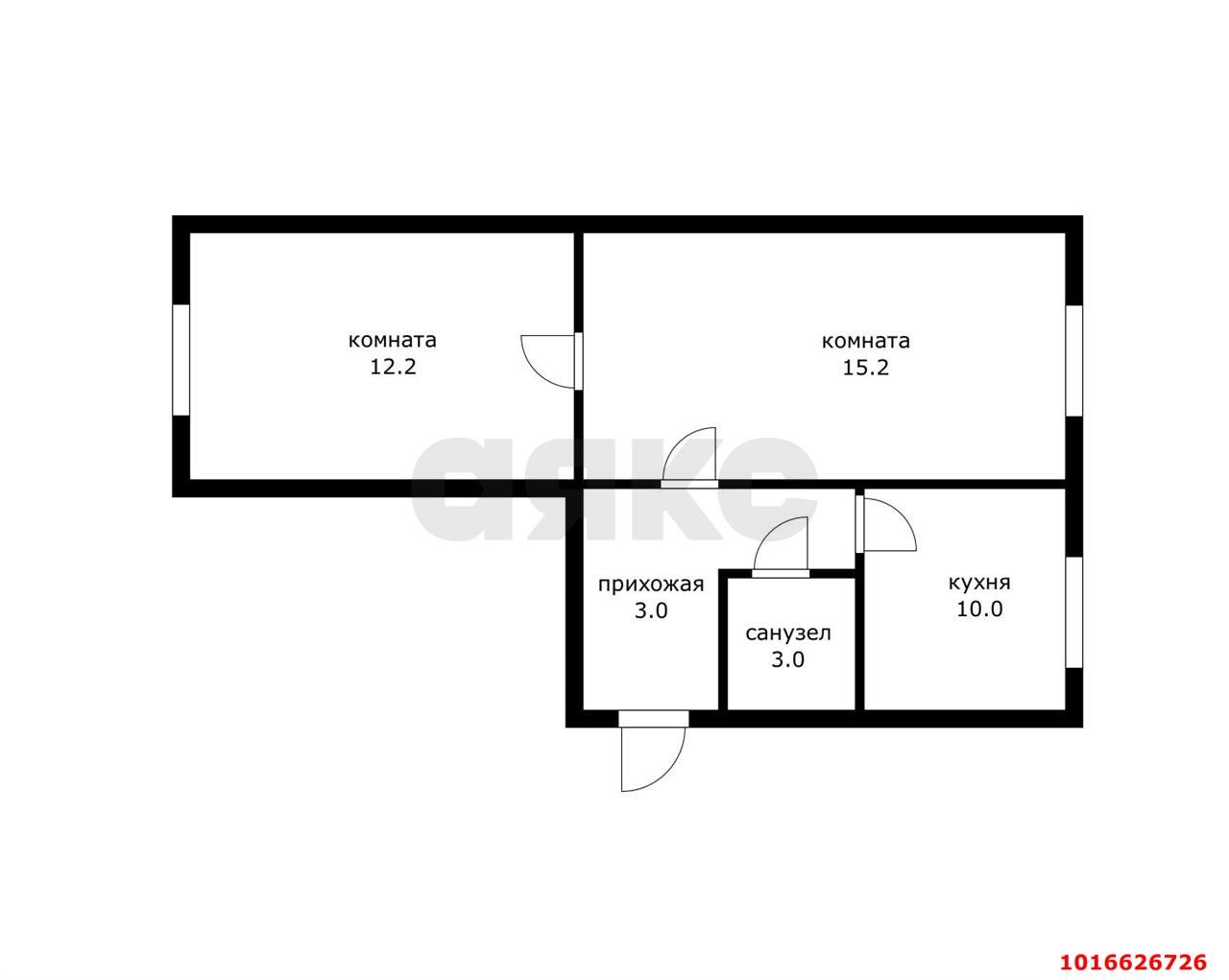 Фото №14: 2-комнатная квартира 45 м² - Краснодар, Прикубанский внутригородской округ, мкр. Фестивальный, ул. Герцена, 172