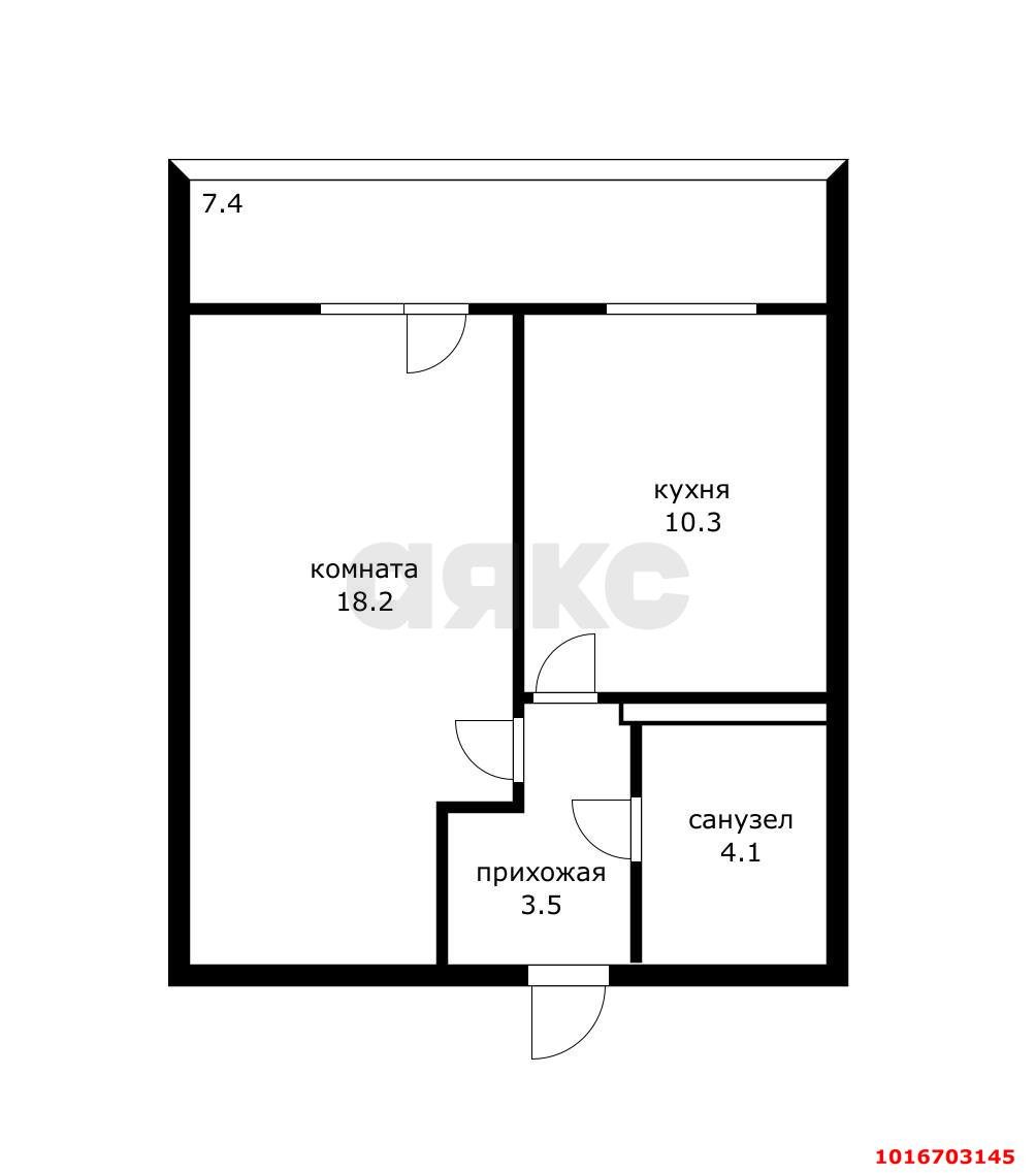 Фото №11: 1-комнатная квартира 40 м² - Краснодар, Прикубанский внутригородской округ, Восточный, мкр. жилой комплекс Квартал № 6, ул. имени Героя Советского Союза Николая Воробьёва, 17