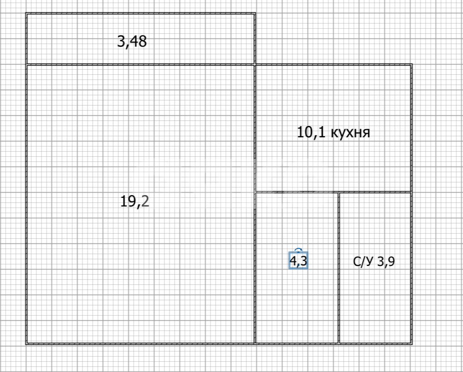 Фото №6: 1-комнатная квартира 37 м² - Майкоп, ул. Н.И. Остапенко, 33