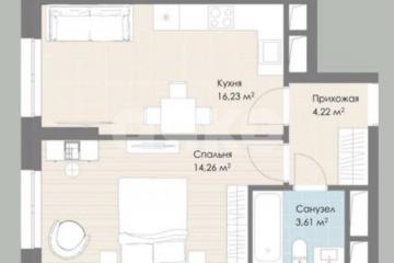 Фото №1: 1-комнатная квартира 38 м² - Котельники, мкр. ЖК Дюна, 