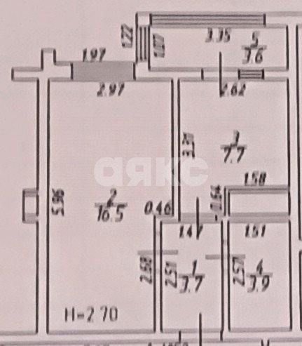 Фото №8: 1-комнатная квартира 31 м² - Анапа, жилой комплекс Радуга, Парковый, Парковый, мкр. жилой комплекс Радуга, ул. Парковая, 64Ак3