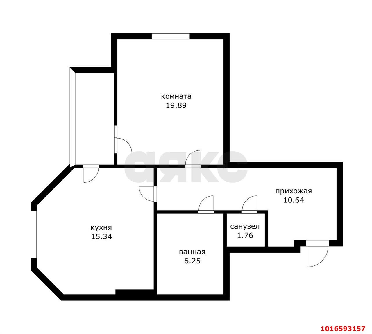 Фото №13: 1-комнатная квартира 60 м² - Краснодар, Прикубанский внутригородской округ, мкр. Восточно-Кругликовский, ул. Черкасская, 63