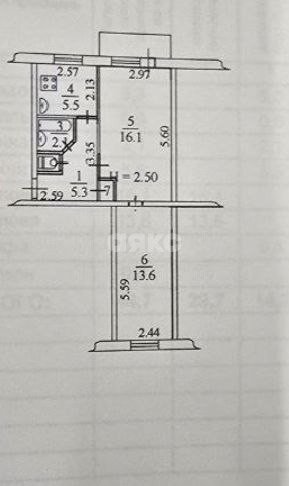Фото №12: 2-комнатная квартира 44 м² - Мариуполь, р. Жовтневый, ул. Зелинского, 94