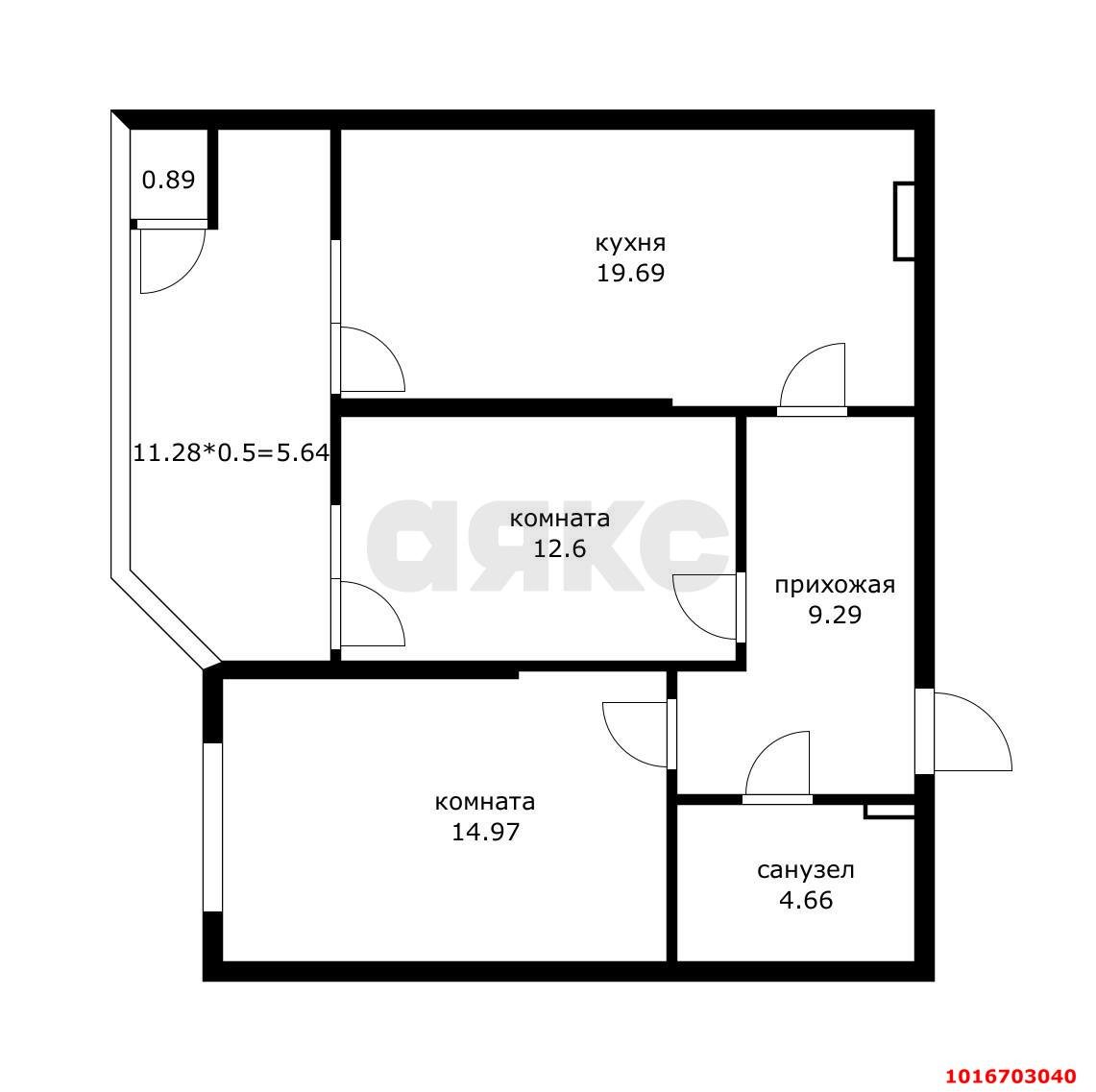 Фото №7: 2-комнатная квартира 72 м² - Краснодар, Прикубанский внутригородской округ, мкр. ЖК Хорошая Погода, ул. Кирилла Россинского, 3/2