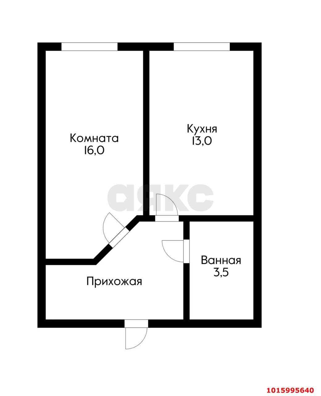 Фото №10: 1-комнатная квартира 37 м² - Краснодар, Музыкальный, ЖК Времена Года, имени Петра Метальникова, Завод Радиоизмерительных Приборов, Прикубанский внутригородской округ, мкр. жилой комплекс Времена года, ул. Петра Метальникова, 5к1