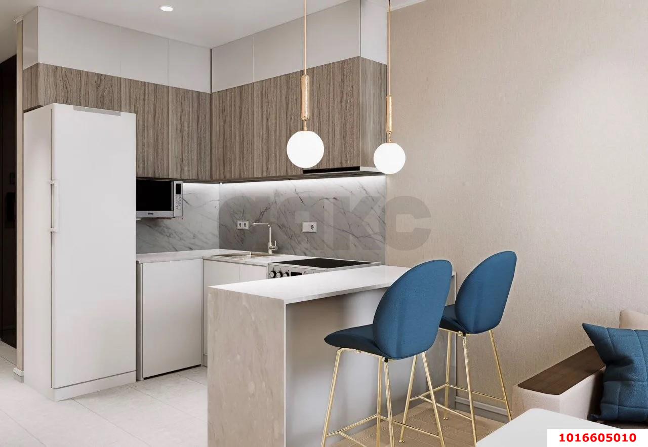 Фото №3: 1-комнатная квартира 39 м² - Краснодар, Прикубанский внутригородской округ, мкр. Любимово, 5