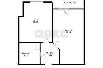 Фото №2: 1-комнатная квартира 41 м² - Краснодар, мкр. жилой комплекс Облака, ул. имени Генерала Корнилова, 9к2