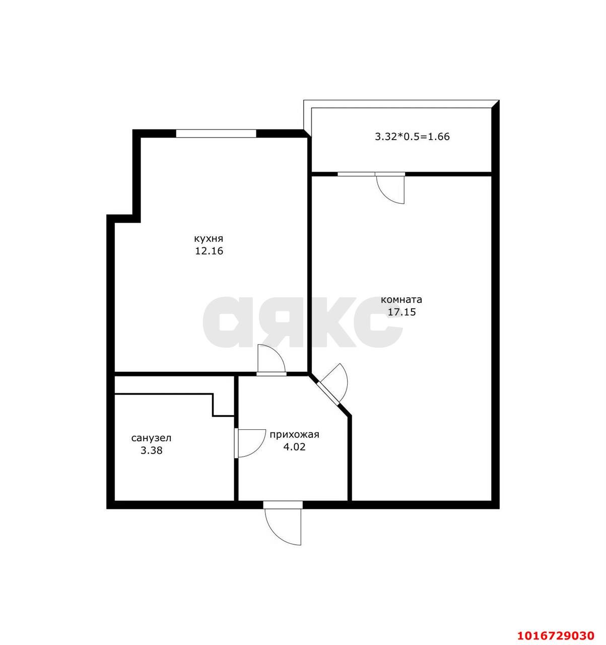 Фото №2: 1-комнатная квартира 41 м² - Краснодар, Прикубанский внутригородской округ, мкр. жилой комплекс Облака, ул. имени Генерала Корнилова, 9к2