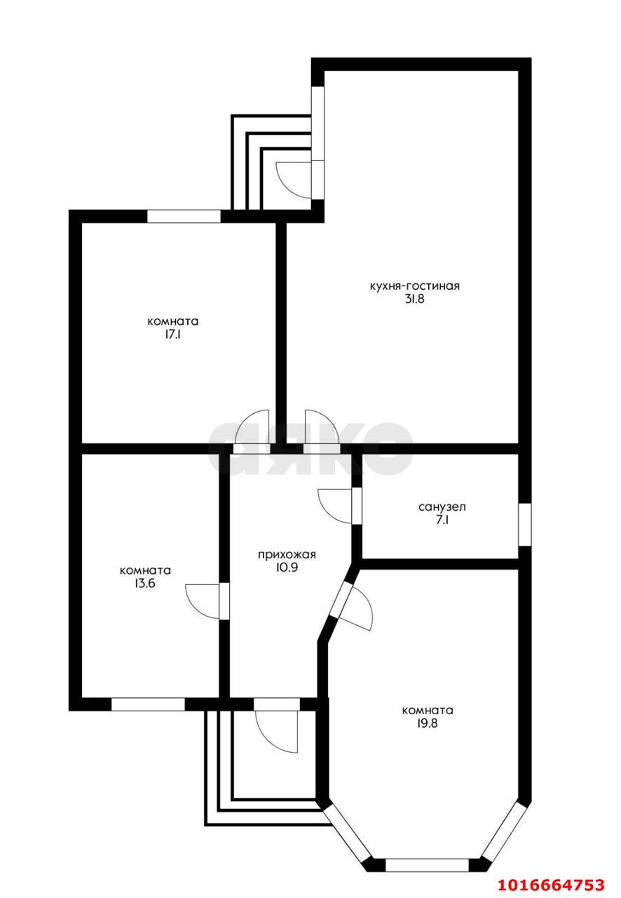 Фото №11: Дом 95 м² + 3 сот. - Краснодар, Прикубанский внутригородской округ, мкр. Северный, ул. Вячеслава Ткачёва, 87/4