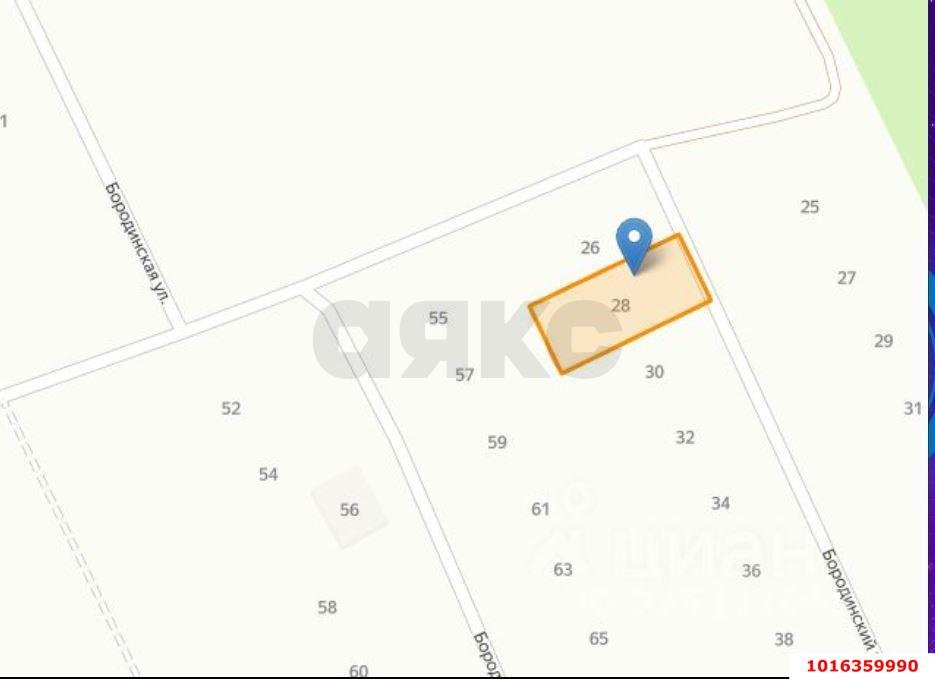 Фото №6: Земельный участок под ИЖС - Старокорсунская, мкр. Карасунский внутригородской округ, пр-д Бородинский