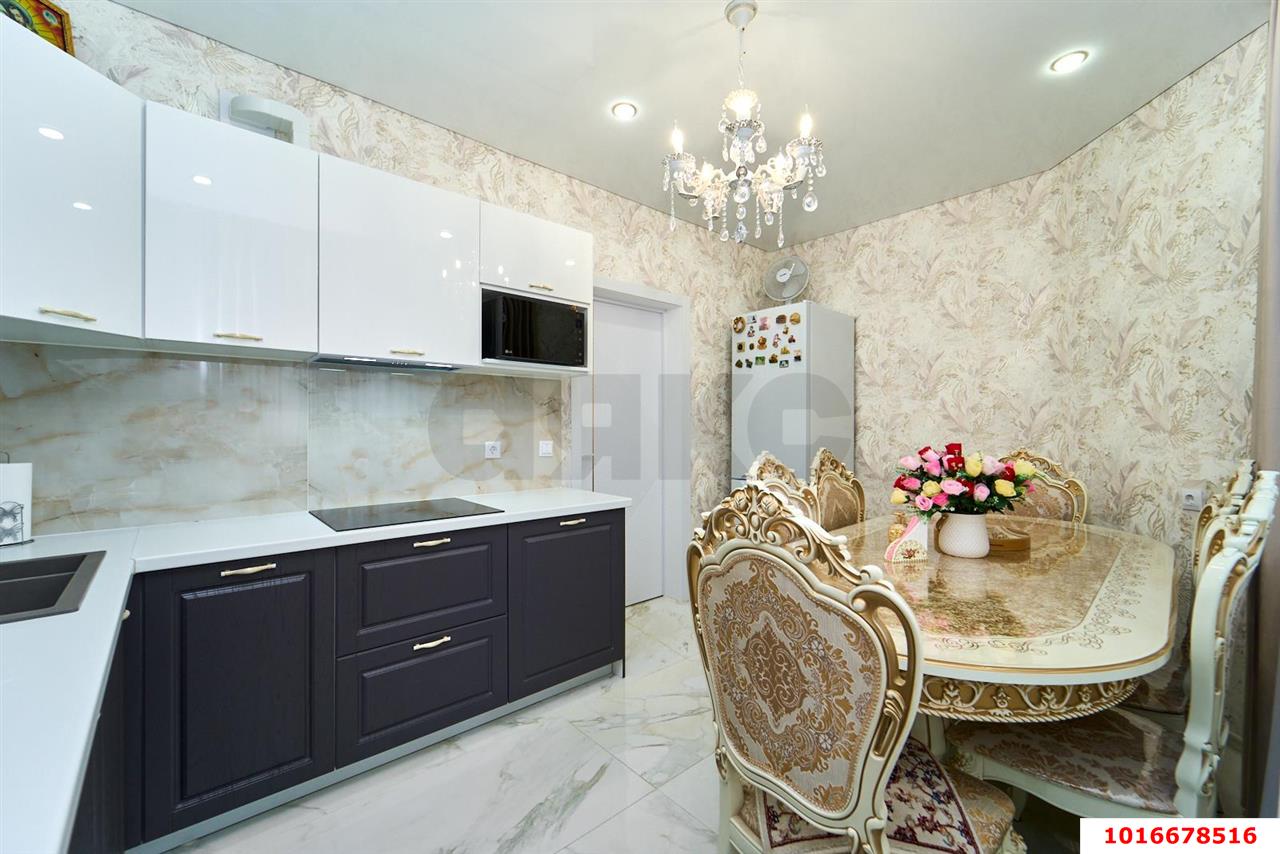 Фото №2: 2-комнатная квартира 64 м² - Краснодар, Прикубанский внутригородской округ, Музыкальный, мкр. ЖК Жемчужина, ул. имени Ф.И. Шаляпина, 30/1к2