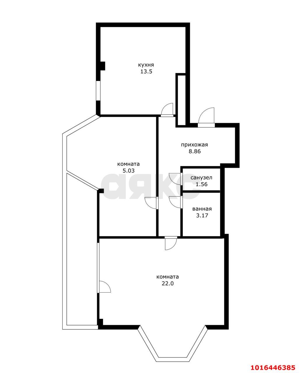 Фото №19: 2-комнатная квартира 65 м² - Краснодар, Прикубанский внутригородской округ, Немецкая Деревня, мкр. жилой комплекс Германия, ул. Боннская, 4/1