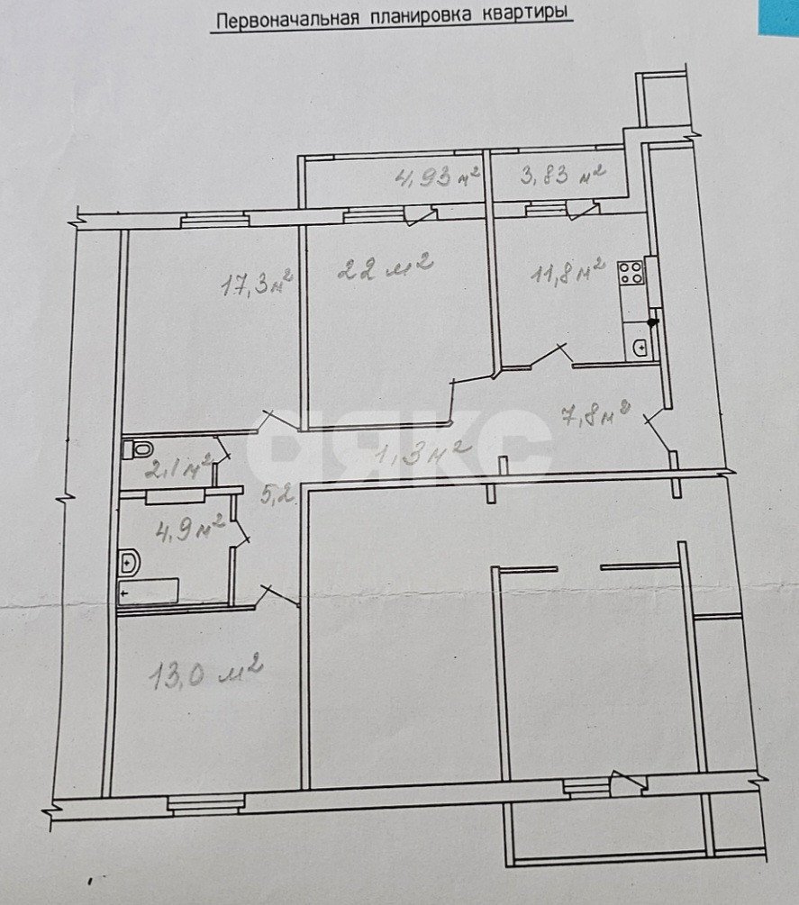 Фото №25: 3-комнатная квартира 84 м² - Жуковский, ул. Гризодубовой, 18