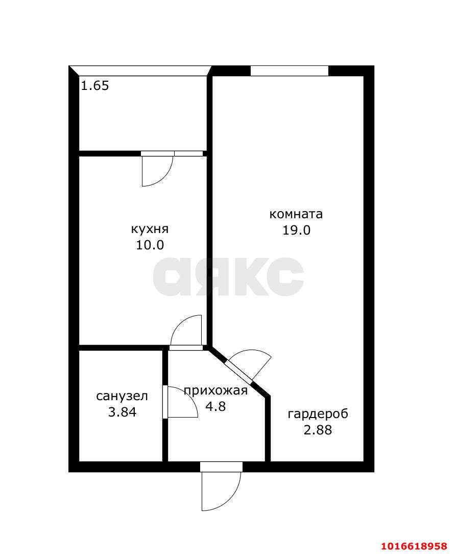 Фото №19: 1-комнатная квартира 41 м² - Краснодар, Центральный внутригородской округ, Центральный, мкр. ЖК Большой, ул. Красная, 176лит1/3
