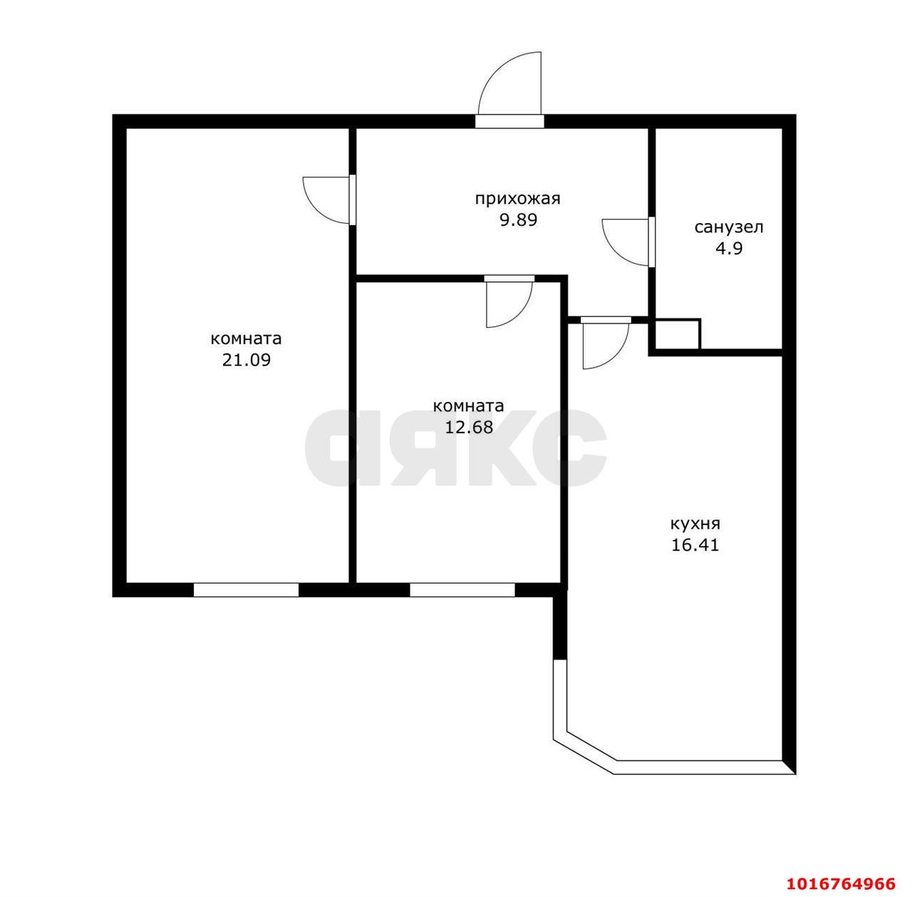 Фото №17: 2-комнатная квартира 70 м² - Краснодар, Прикубанский внутригородской округ, мкр. Достояние, ул. Конгрессная, 31