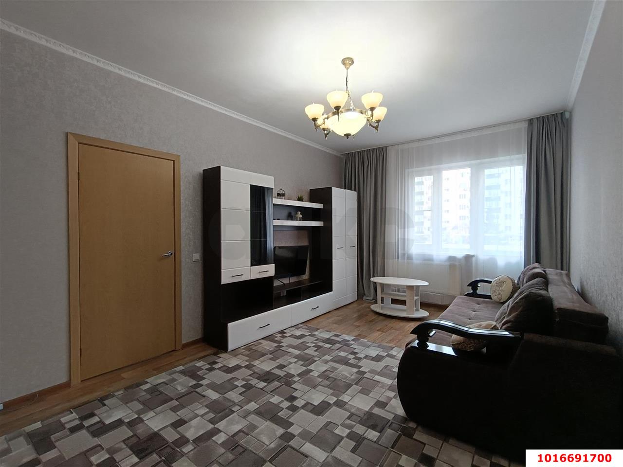 Фото №1: 1-комнатная квартира 40 м² - Яблоновский, мкр. ЖК Солнечный, ул. Солнечная, 55к24