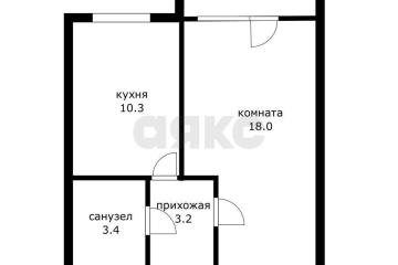 Фото №1: 1-комнатная квартира 34 м² - Краснодар, мкр. Завод Радиоизмерительных Приборов, ул. Корчагинцев, 10