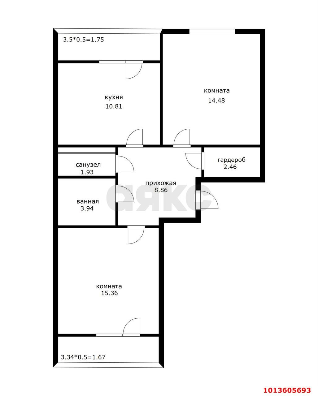 Фото №16: 2-комнатная квартира 65 м² - Краснодар, ЖК Все Свои Вип, Табачная Фабрика, жилой комплекс Все Свои, мкр. Центральный внутригородской округ, ул. Колхозная, 5