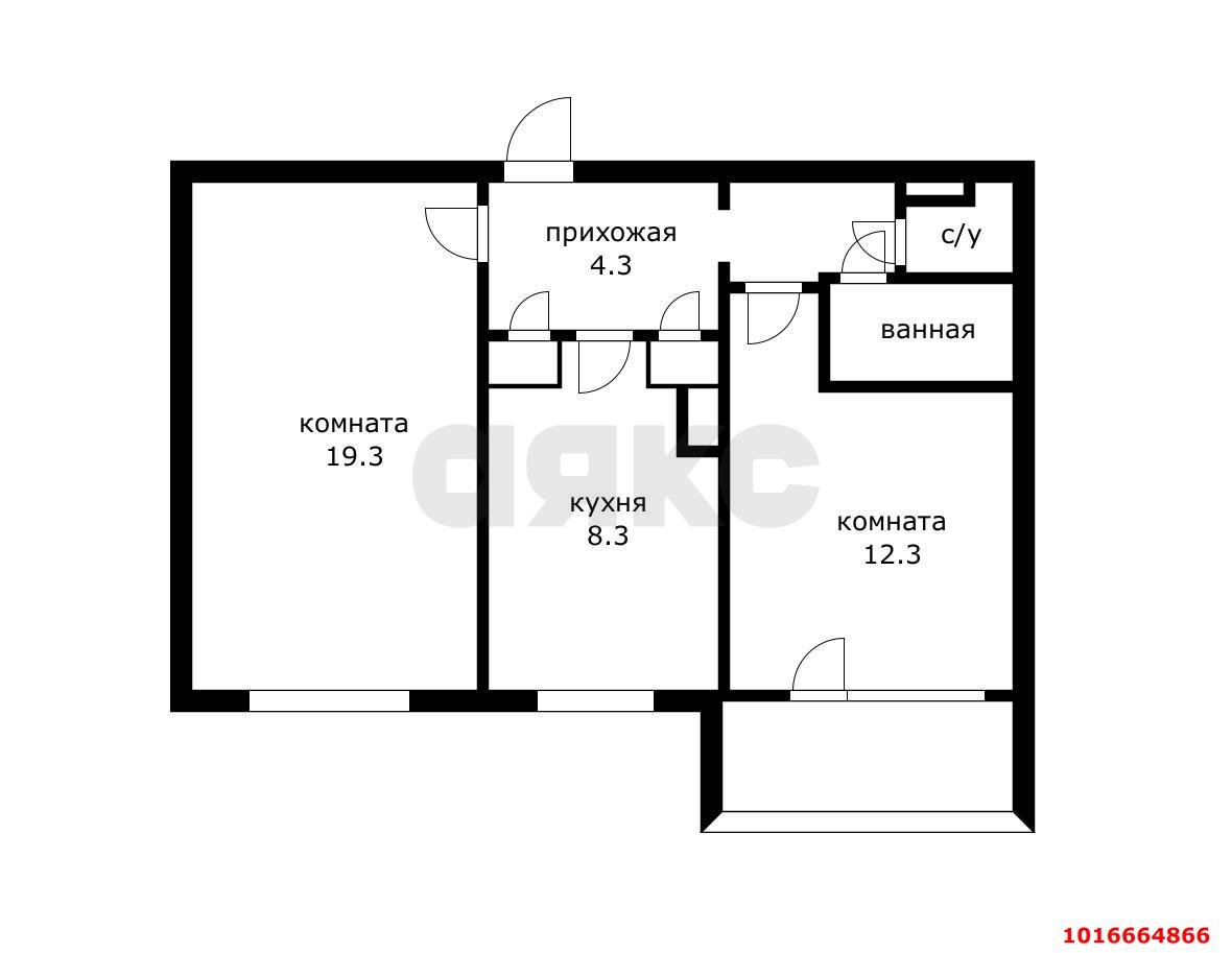 Фото №13: 2-комнатная квартира 52 м² - Краснодар, Карасунский внутригородской округ, мкр. Гидростроителей, ул. имени Игнатова, 67