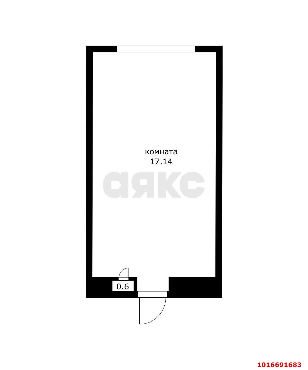 Фото №9: Комната 20 м² - Краснодар, Прикубанский внутригородской округ, мкр. 9-й километр, ул. Циолковского, 22