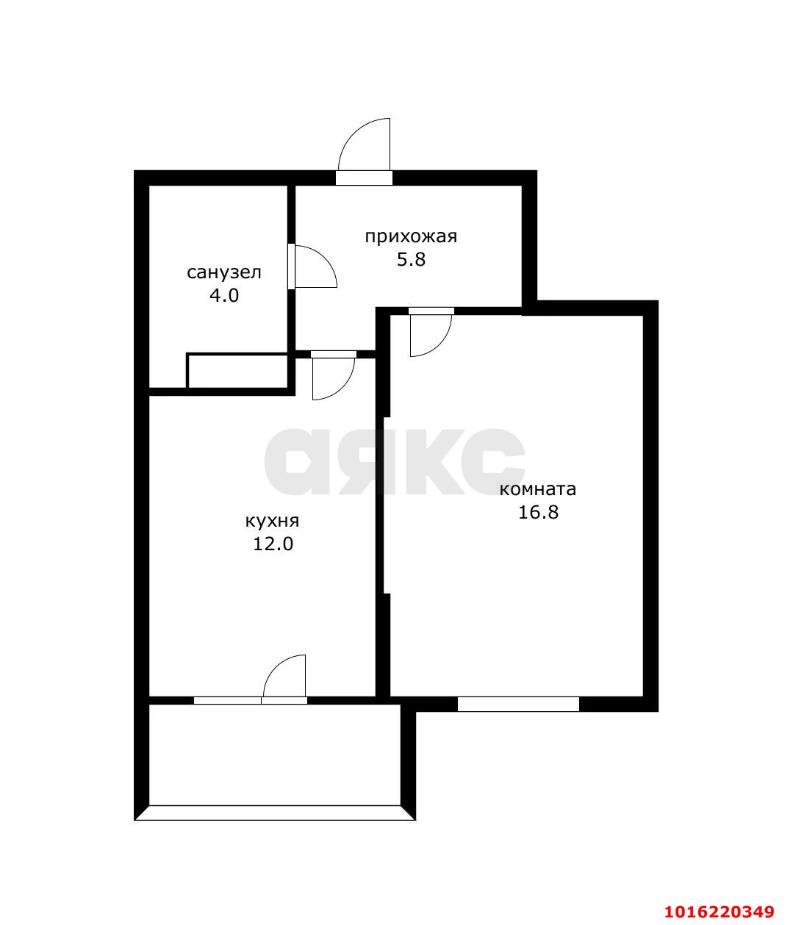 Фото №15: 1-комнатная квартира 43 м² - Знаменский, Карасунский внутригородской округ, мкр. Родные Просторы, ул. Природная, 10Бк19