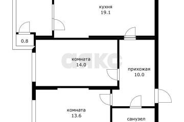 Фото №3: 2-комнатная квартира 68 м² - Краснодар, мкр. Образцово, ул. Штурвальная, 8