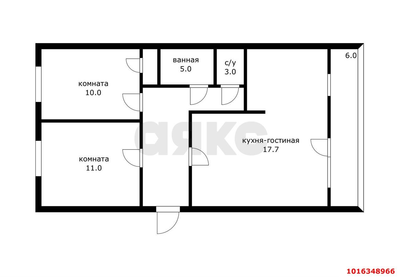 Фото №13: 2-комнатная квартира 60 м² - Энем, ул. Красная, 20