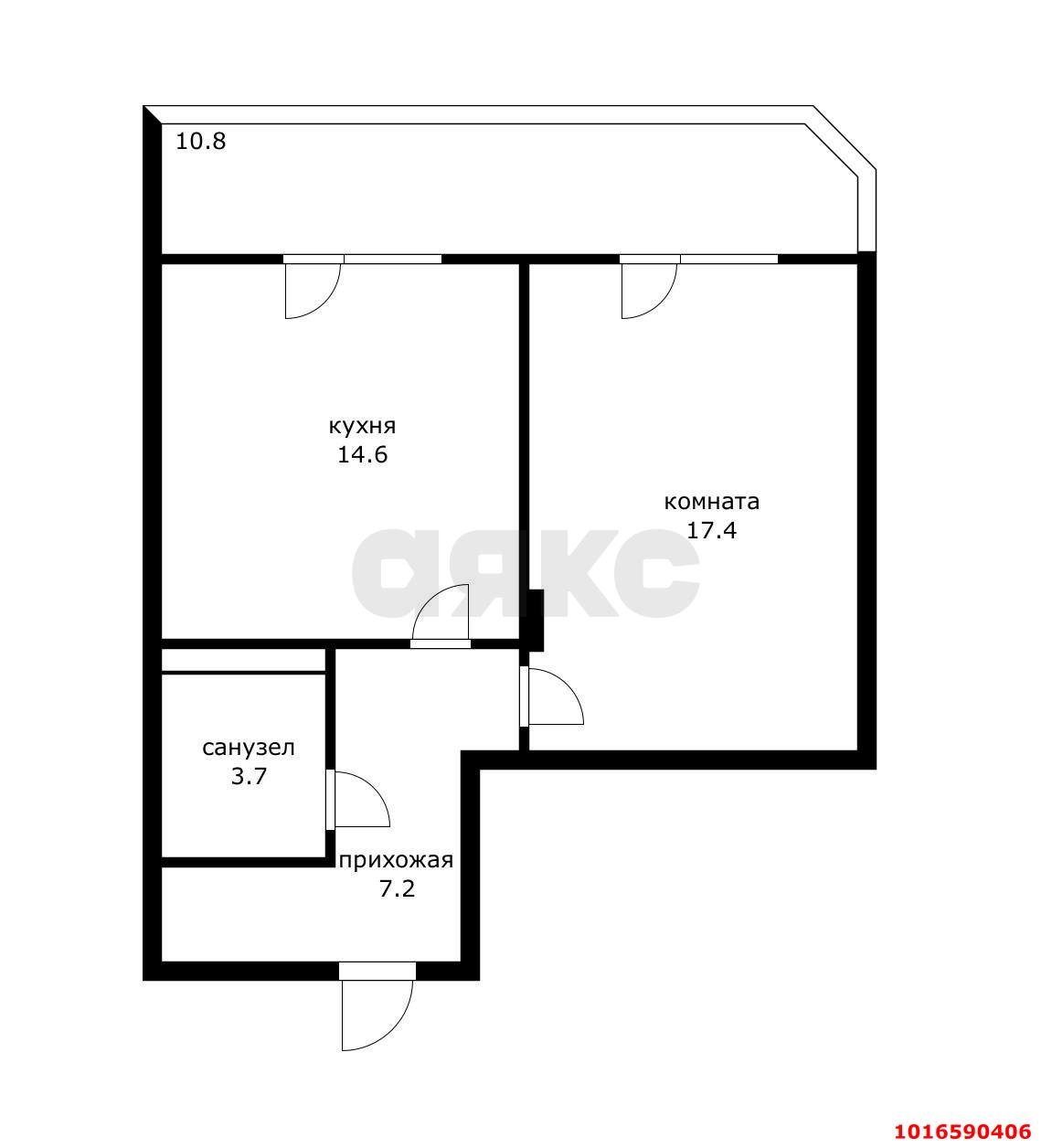 Фото №8: 1-комнатная квартира 54 м² - Краснодар, Прикубанский внутригородской округ, мкр. Восточно-Кругликовский, ул. им. Героя Яцкова И.В., 4