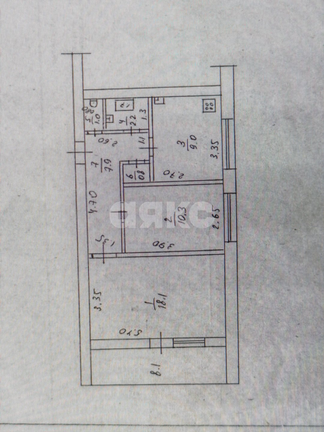Фото №21: 2-комнатная квартира 53 м² - Кореновск, ул. Нижняя, 4