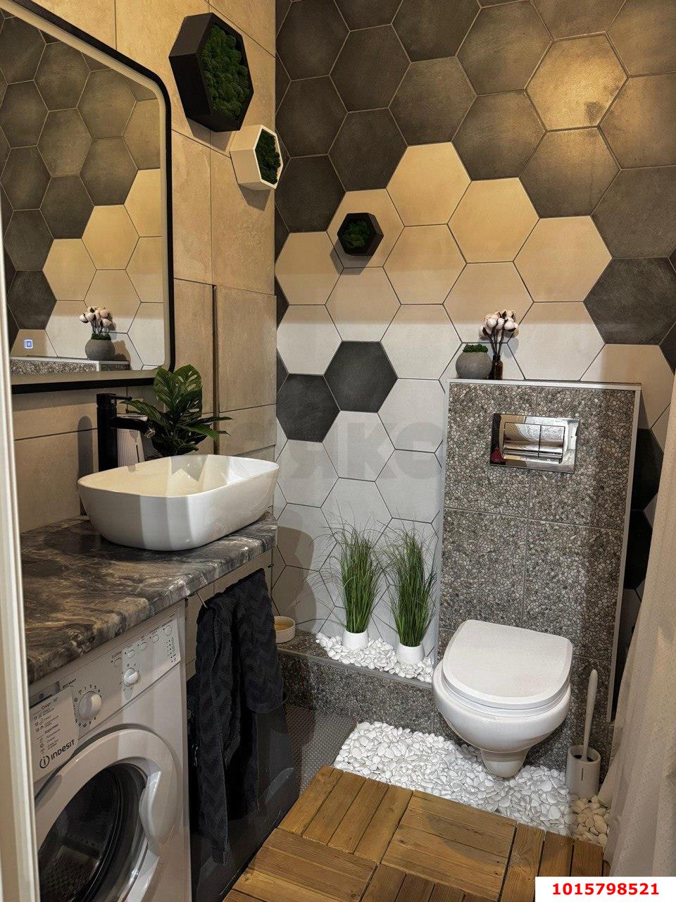 Фото №8: 2-комнатная квартира 57 м² - Краснодар, Карасунский внутригородской округ, Хлопчато-бумажный Комбинат, мкр. жилой комплекс Галактика, ул. Уральская, 71