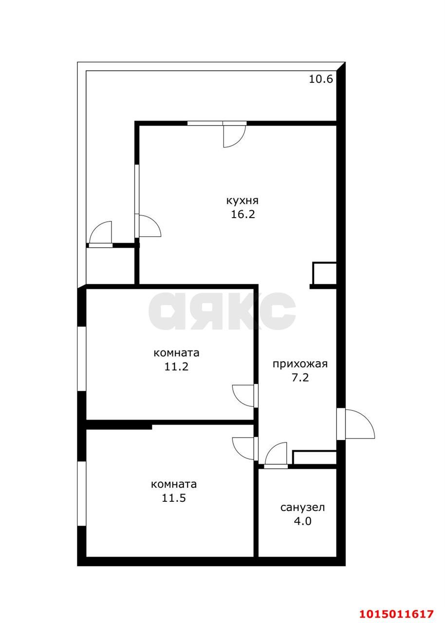 Фото №8: 2-комнатная квартира 50 м² - Краснодар, Прикубанский внутригородской округ, мкр. жилой комплекс Зелёный театр, ул. Западный Обход, 39/1к2