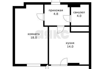 Фото №2: 1-комнатная квартира 40 м² - Краснодар, мкр. Комсомольский, ул. Тюляева, 3/2