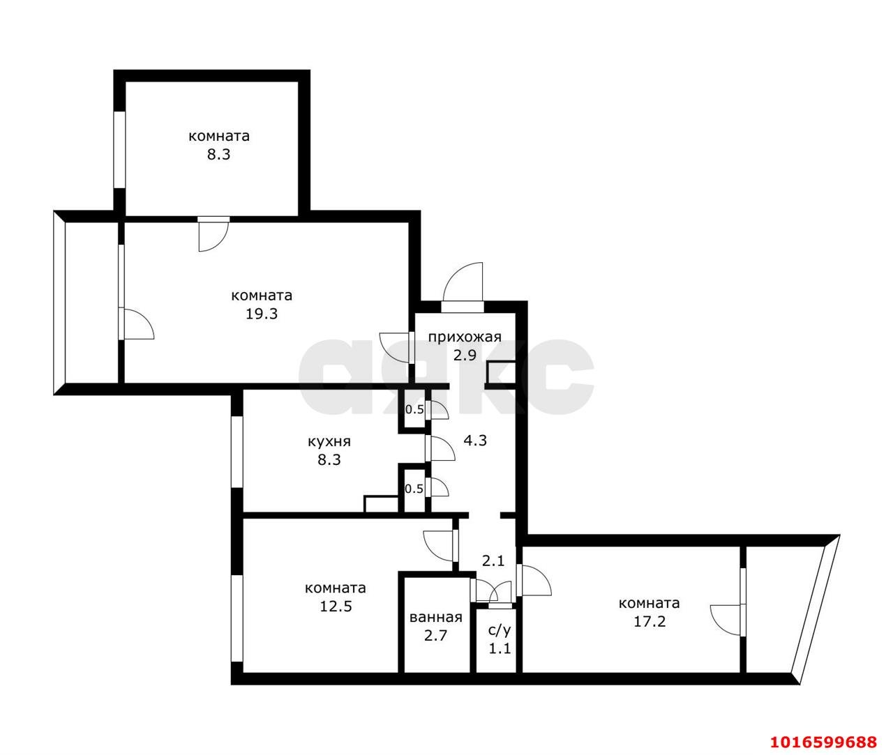 Фото №10: 4-комнатная квартира 76 м² - Краснодар, Карасунский внутригородской округ, мкр. Гидростроителей, ул. имени Игнатова, 67