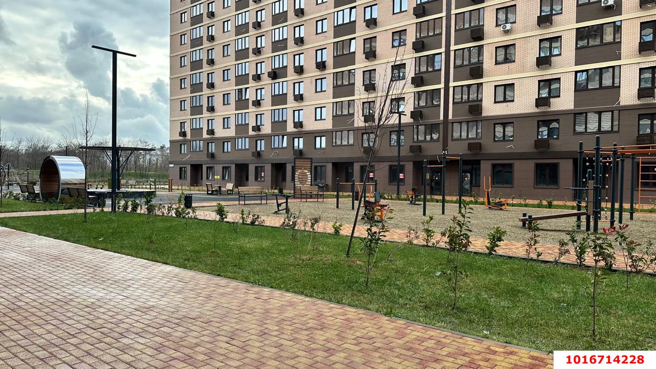 Фото №1: 1-комнатная квартира 36 м² - Краснодар, жилой комплекс Новые Сезоны, мкр. Прикубанский внутригородской округ, ул. Скандинавская, 1к3